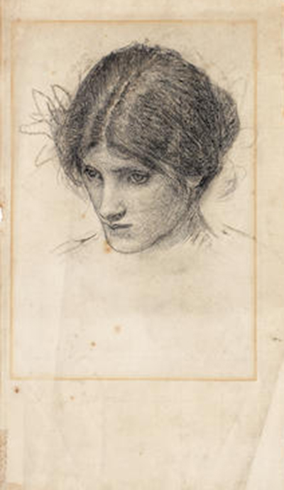Female Head Study for a Nymph in Hylas and the Nymphs